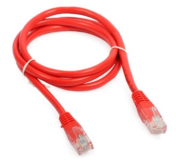 ПАТЧКОРД RJ45/1.0-RED UTP кат.5e КРАСНЫЙ 1м ABCV