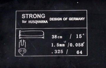 Направляющая Geko G74010 плюс 2 цепи Husqvarna