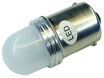 Ba15s LED CREE матовый P21W дневные ДХО 12В 24В RS