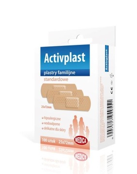 Семейные пластыри Activplast Standard, 100 шт.