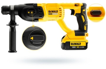 DeWalt DCH133P2 Młotowiertarka 2x 5Ah +MAKITA 17cz