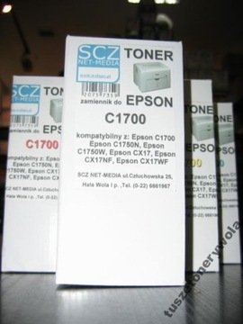 Тонер для Epson C-1700 C1750 S050611 CX-17 Желтый