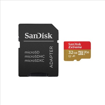 КАРТА SANDISK EXTREME microSDXC 32 ГБ 100 МБ/sC10 U3