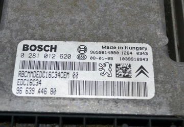 фото thumb №5, Citroen peugeot блок управления 0281012620 9663944680