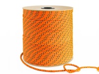 Универсальный плетеный 8-миллиметровый полипропиленовый парусный канат ORANGE 50 м