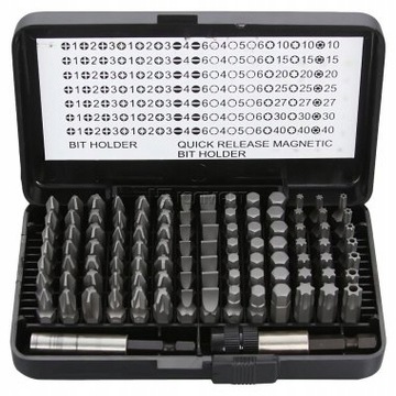 HITACHI ZESTAW BITÓW 100EL BITY TORX HEX WKRĘTAKI