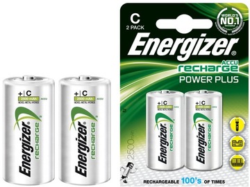 Никель-металлогидридный (NiMH) аккумулятор Energizer C (R14) 2500 мАч 2