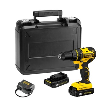 STANLEY DRILL/DRIVE 18V 55Nm 2x1,3Ah ЛИТИЙ-ИОННЫЙ БЕСЩЕТОЧНЫЙ КОРПУС