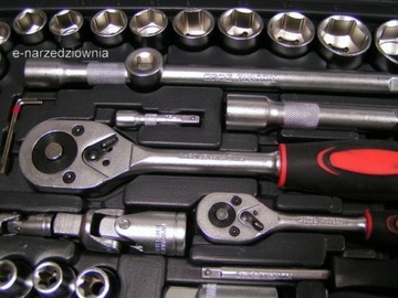 ZESTAW NARZĘDZIOWY 108el KLUCZY NASADOWE + 6-22mm