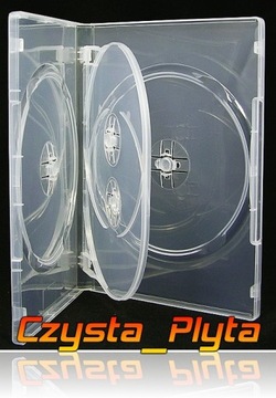 Коробки для 4 DVD-дисков Super Clear диаметром 14 мм 1 шт. WaWa