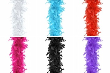 Шаль Feather BOA 180CM, красная для девичника