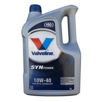 VALVOLINE 10W-40 SYNPOWER OIL 5л.