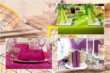 Салфетки 33x33 AHA 2-Layer 250 ПК. Желтый