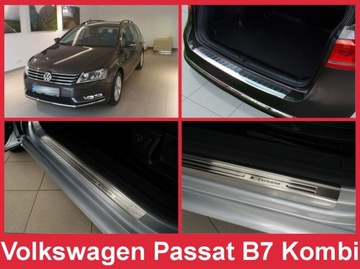 VW PASSAT B7 COMBI Комплект бампера + боковые пороги