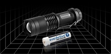 Светодиодный фонарик 180лм everActive FL-180 МОЩНЫЙ 3W AA