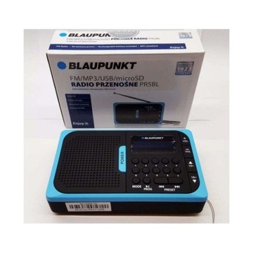 PR5BL - Портативная радиостанция с перезаряжаемым USB/SD Blaupunkt