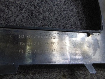 фото thumb №11, Mercedes ml 166 хром бампер переднє перед dół