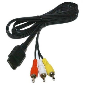 ADAPTER AV 3x CHINCH DO PS2 PS3