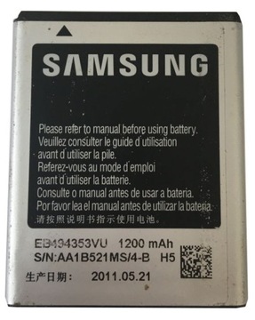 НОВАЯ ОРИГИНАЛЬНАЯ АККУМУЛЯТОРНАЯ БАТАРЕЯ ДЛЯ SAMSUNG S5570 Galaxy Mini