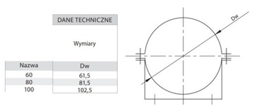 Настенный зажим с резьбой Turbo System 1Ś ACID FI60