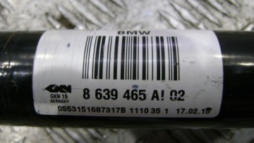 фото thumb №4, Bmw g11 g32 полуось правая левая зад 8639465 8639466