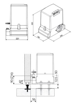 PEŁEN KOMPLET FAAC 741 (DELTA 3) z 3 pilotami