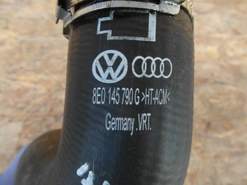 AUDI A4 B7 2.0 TFSI BGB ШЛАНГ ТРУБКА ИНТЕРКУЛЕРА 8E0145790G