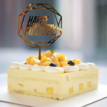TOPPER PIKER dekoracja tort LOVE RÓŻOWY