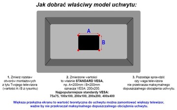 Держатель-подвеска для ЖК-телевизора с диагональю 10–42 дюйма, 15 кг.