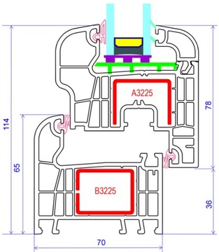 Окно ПВХ АНТРАЦИТ двустворчатое RU/Fix 1100х1100мм