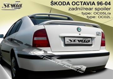 спойлер спойлер Skoda Octavia MK1 hb top 3 типа