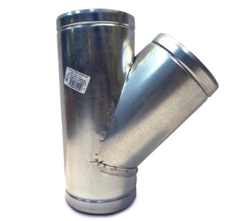 Trójnik 45 stopni ocynk fi 125 DARCO TRS125/45-OC