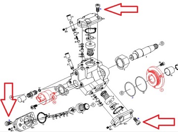 Винт Torx F01M100684, крепящий головку насоса CRx12.