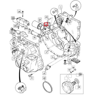 ДАТЧИК ДАВЛЕНИЯ ТРАНСМИССИОННОГО МАСЛА JCB 3CX 701/41600