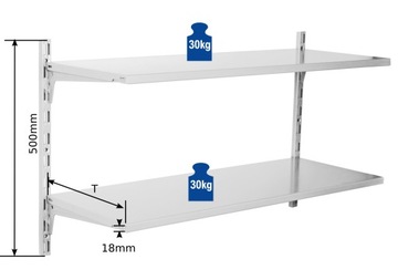 ПОЛКА НАСТЕННАЯ ПОДВЕСНАЯ PRO2X35BSP