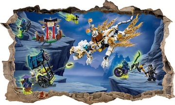 3D-наклейка LEGO NINJAGO XXXXXXXXXXL 166 см x 100 см