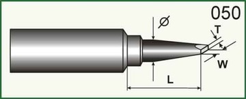 Наконечник для паяльников ELWIK RT-24/RTC-24 №. 050 квартира