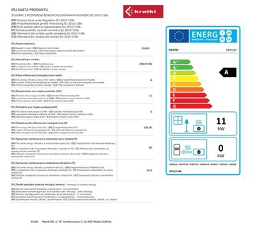 KOMINEK wkład narożny EKO prawy BS rama czarna 73