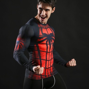 Термоактивная футболка для спортзала SPIDER-MAN 2XL