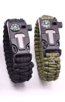 БРАСЛЕТ ВЫЖИВАНИЯ 5в1 PARACORD FIRST COMPASS