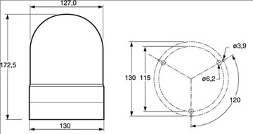 Проблесковый маячок Hella KL Junior[2RL007550011]