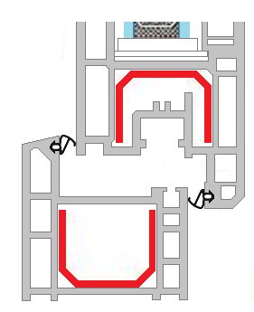 Уплотнители оконные S-900 LB