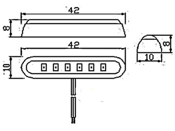 Oświetlenie schowka bagażnika LAMPA LED TUNING 12V