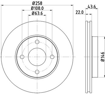 ПЕРЕДНИЕ ДИСКИ + КОЛОДКИ FORD FOCUS I MK1 все