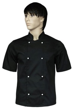 Bluza kucharska,kitel,czarny,krótki rękaw,roz.XXL