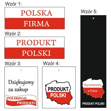 ДЕКОРАТИВНЫЕ этикетки / ПОЛЬСКИЙ ПРОДУКТ / ФЛАГ / 200x