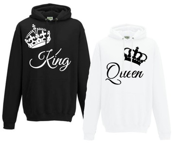 ТОЛСТОВКИ ДЛЯ ПАР ПОДАРОК ​​KING QUEEN MR MRS