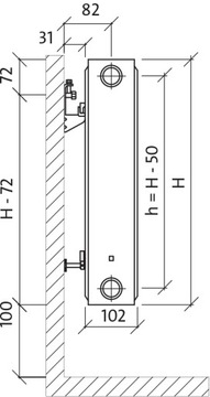 Радиатор PURMO C22 600/1000