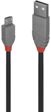 КАБЕЛЬ USB 2.0 A - MICRO-B LINDY ANTHRA LINE 2M