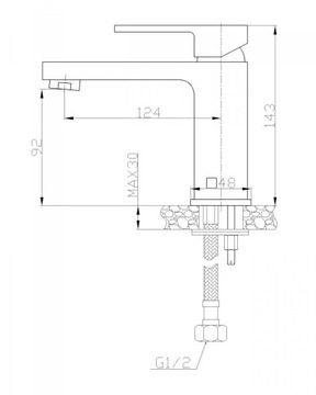 LAVEO KVADRATO BLQ 022D КУБИЧЕСКАЯ РАКОВИНА FATTER